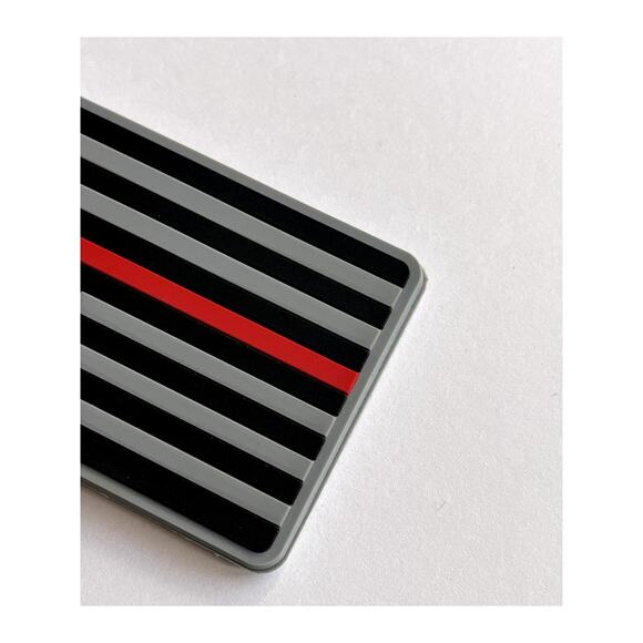 Thin Red Line American Flag Keychain Fire Department - Picture 7 of 7
